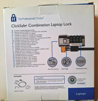 Candado seguridad portátil Kensington