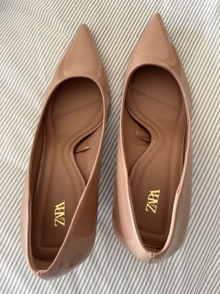 Zapatos Zara Talla 39 Beige
