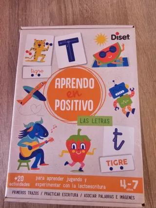 Juego Diset Aprendo en Positivo Las Letras