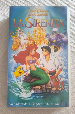 Película VHS La Sirenita - Walt Disney Clásicos