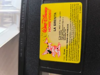 Película VHS La Sirenita - Walt Disney Clásicos