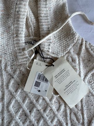 Jersey Green Coast con capucha beige nuevo