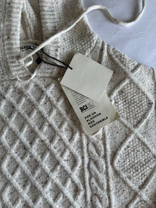 Jersey Green Coast con capucha beige nuevo