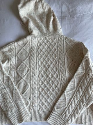 Jersey Green Coast con capucha beige nuevo