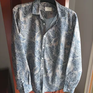 Camisa Alvaro Moreno Estampada Talla M