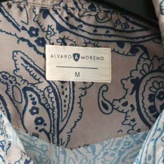 Camisa Alvaro Moreno Estampada Talla M