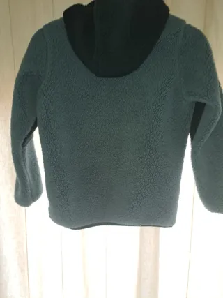 Forro polar Columbia verde talla s junior t 12