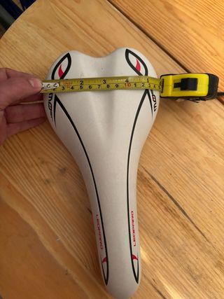 Sillín de bicicleta MOST Leopard blanco