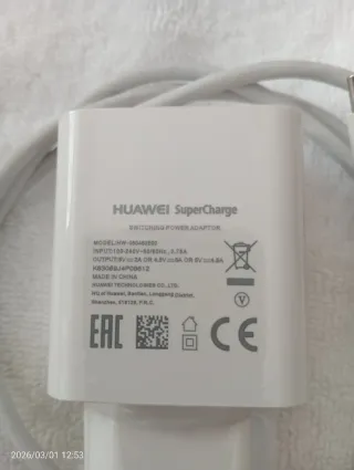 Cargador Huawei SuperCharge Tipo C Original