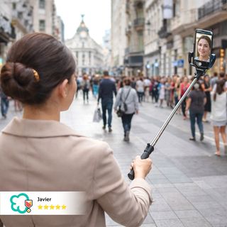 Palo Selfie + Trípode + Mando Bluetooth