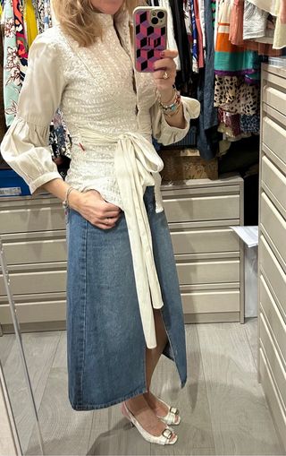 Blusa Flamenco Blanca