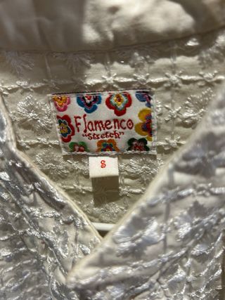Blusa Flamenco Blanca