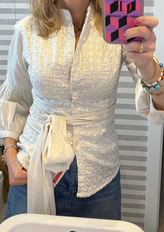 Blusa Flamenco Blanca