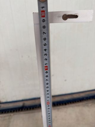 Estante blanco de madera