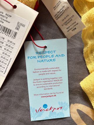 JACKPOT - marca danesa - Bufanda Pashmina amarillo