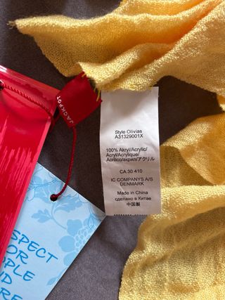 JACKPOT - marca danesa - Bufanda Pashmina amarillo