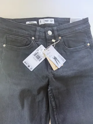 Pantalón Mango Negro Talla 36