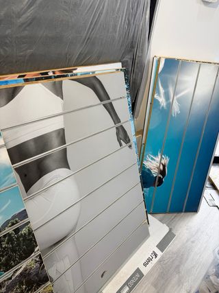 Paneles expositores tienda