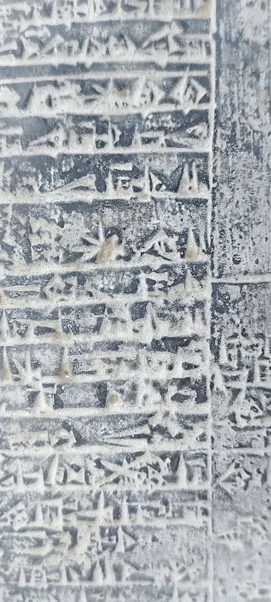 Tablilla con escritura Cuneiforme Antigua