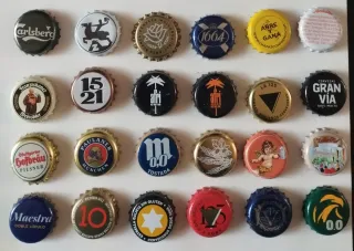 Lote di Tappi di Bottiglia Variegati