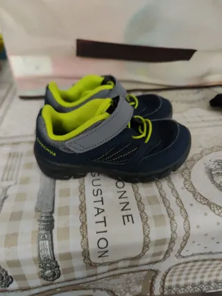 Deportivas niño Quechua azul y verde