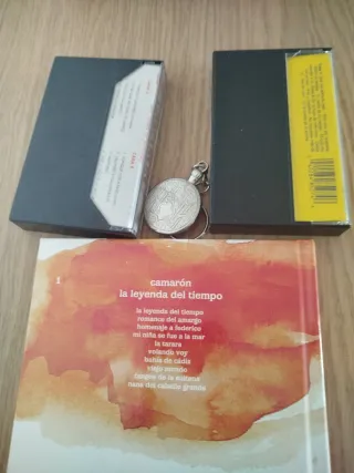 Camarón de la Isla: 2 Cassettes ,CD, llavero