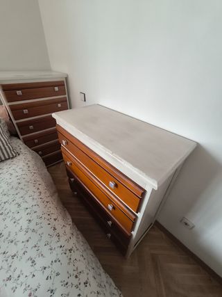 Dormitorio completo madera maciza