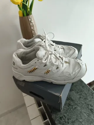 New Balance Donna Bianco Oro