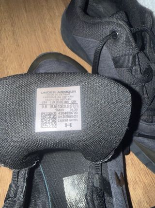 Zapatillas Under Armour Negras Talla 43