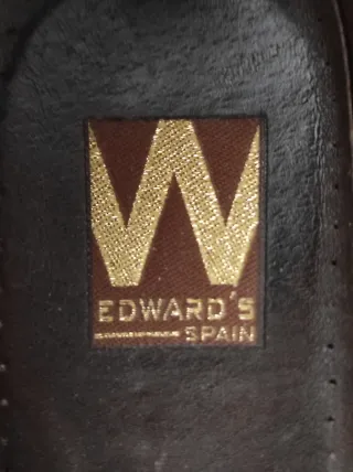 Zapatos Edward's de ante marrón