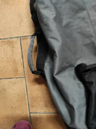 Sacca sportiva Dunlop nera e grigia