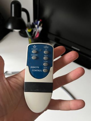 Ventilador de techo moderno plateado