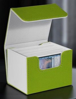 Caja Magic Commander capacidad 100 cartas + fundas