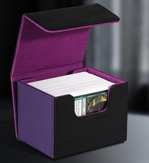 Caja Magic Commander capacidad 100 cartas + fundas