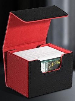 Caja Magic Commander capacidad 100 cartas + fundas