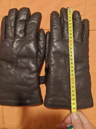 Guantes de Piel para Caballero Marrones