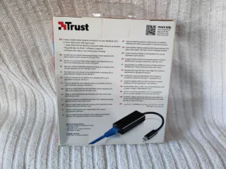 Adaptador de red USB-C Trust 1Gbps