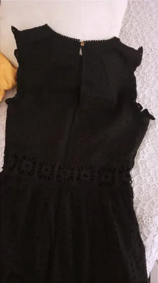 Abito Motivi pizzo Sangallo moka