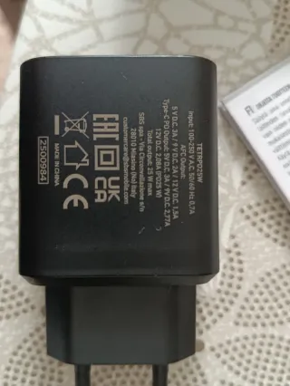 Caricabatterie SBS 25W PD Ricarica Rapida