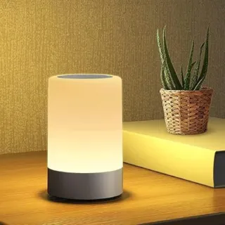 Lampada da tavolo grigio/bianco