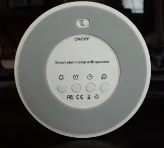 Lampada da tavolo grigio/bianco