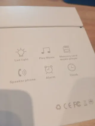 Lampada da tavolo grigio/bianco