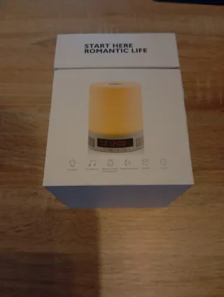 Lampada da tavolo grigio/bianco