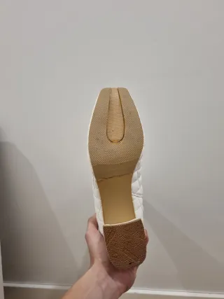 Botas blancas acolchadas