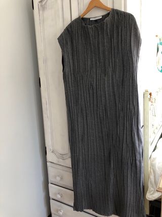 Vestido Adolfo Domínguez Gris Talla L