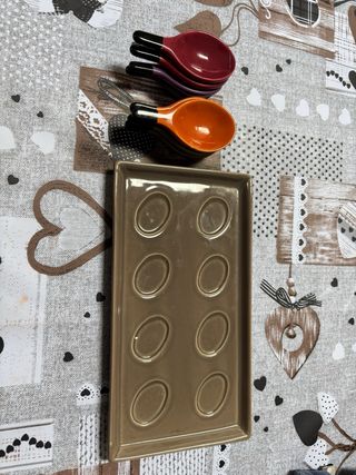 Tabla salsera cerámica 8 piezas