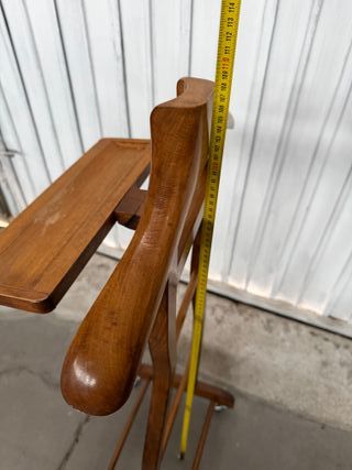 Perchero de pie madera y metal