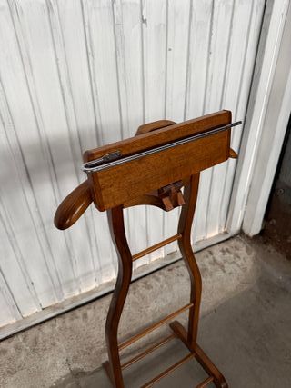 Perchero de pie madera y metal