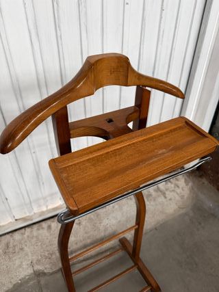 Perchero de pie madera y metal