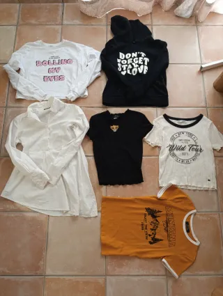 Lote ropa mujer talla XS, 30 prendas